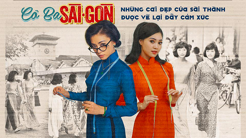 Font chữ được lấy ý tưởng từ phim Cô Ba Sài Gòn